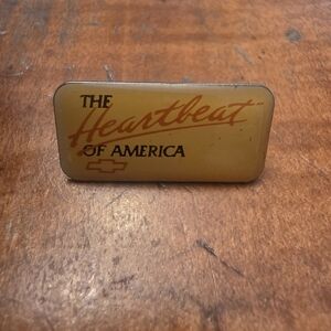 The Hrartbeat Of America Vintage Chevy Lapel Pin
